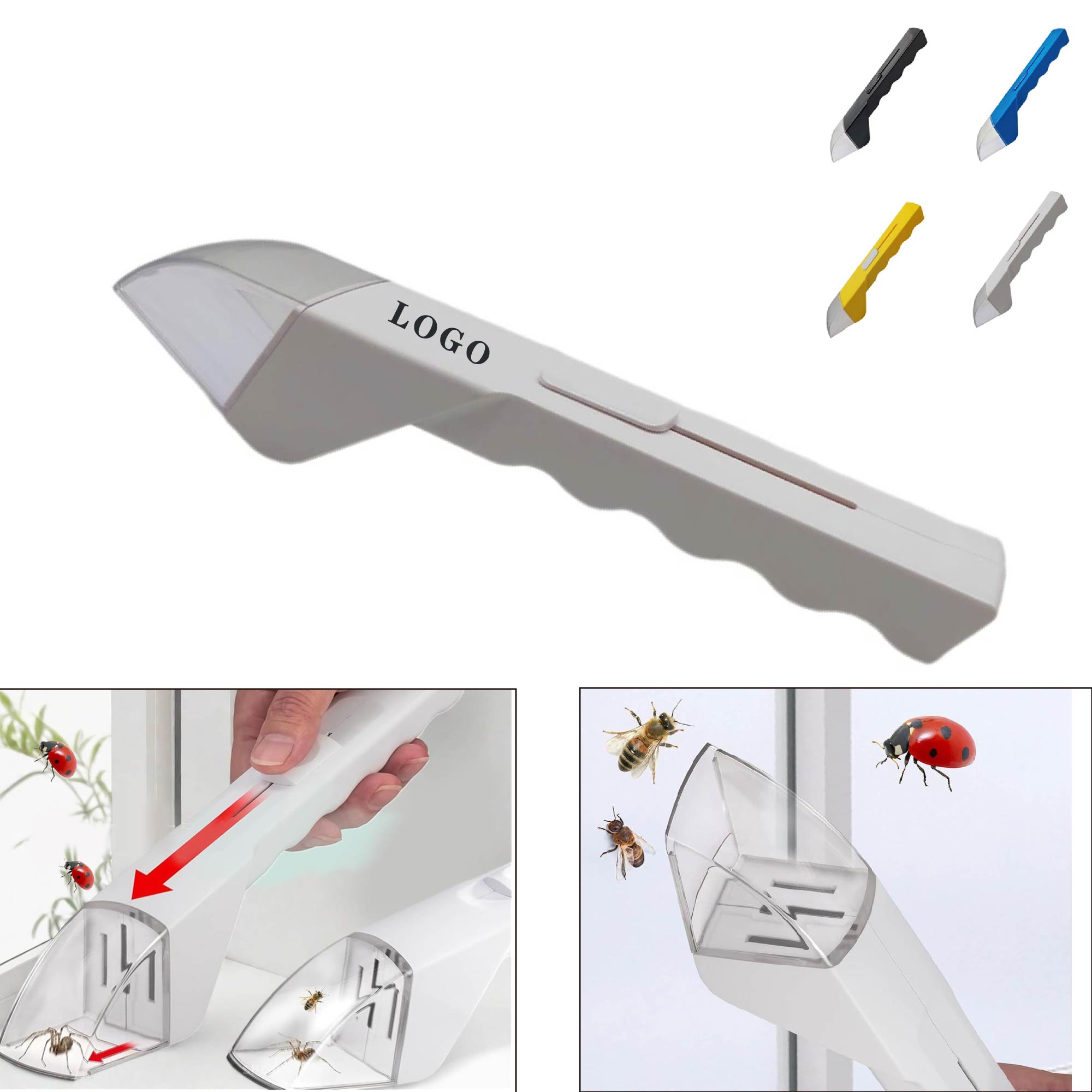 MOQ 10 pcs Handheld Bug Catcher Tool 2