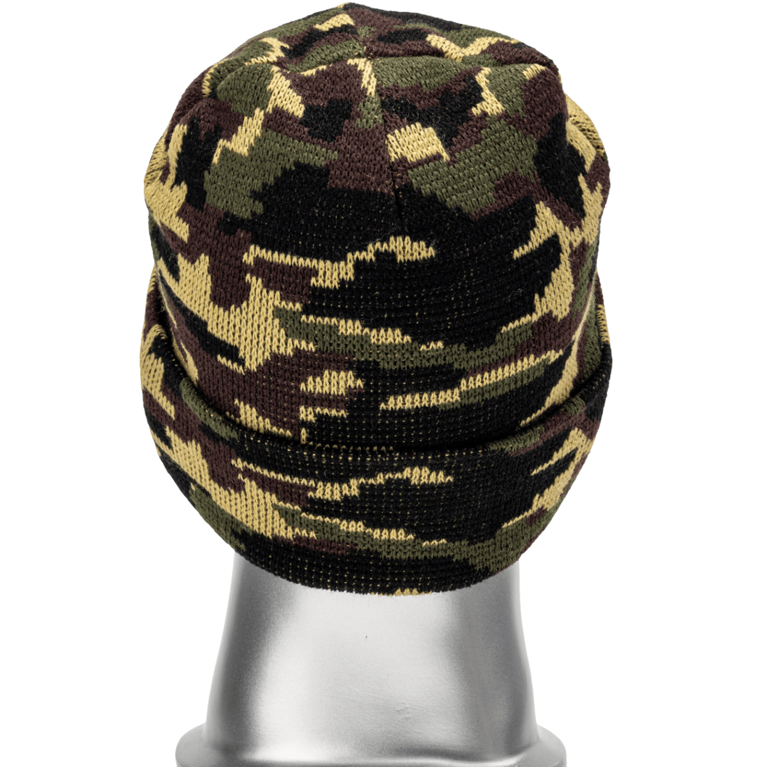 Unisex Camouflage Knitted Cuffed Beanie 4