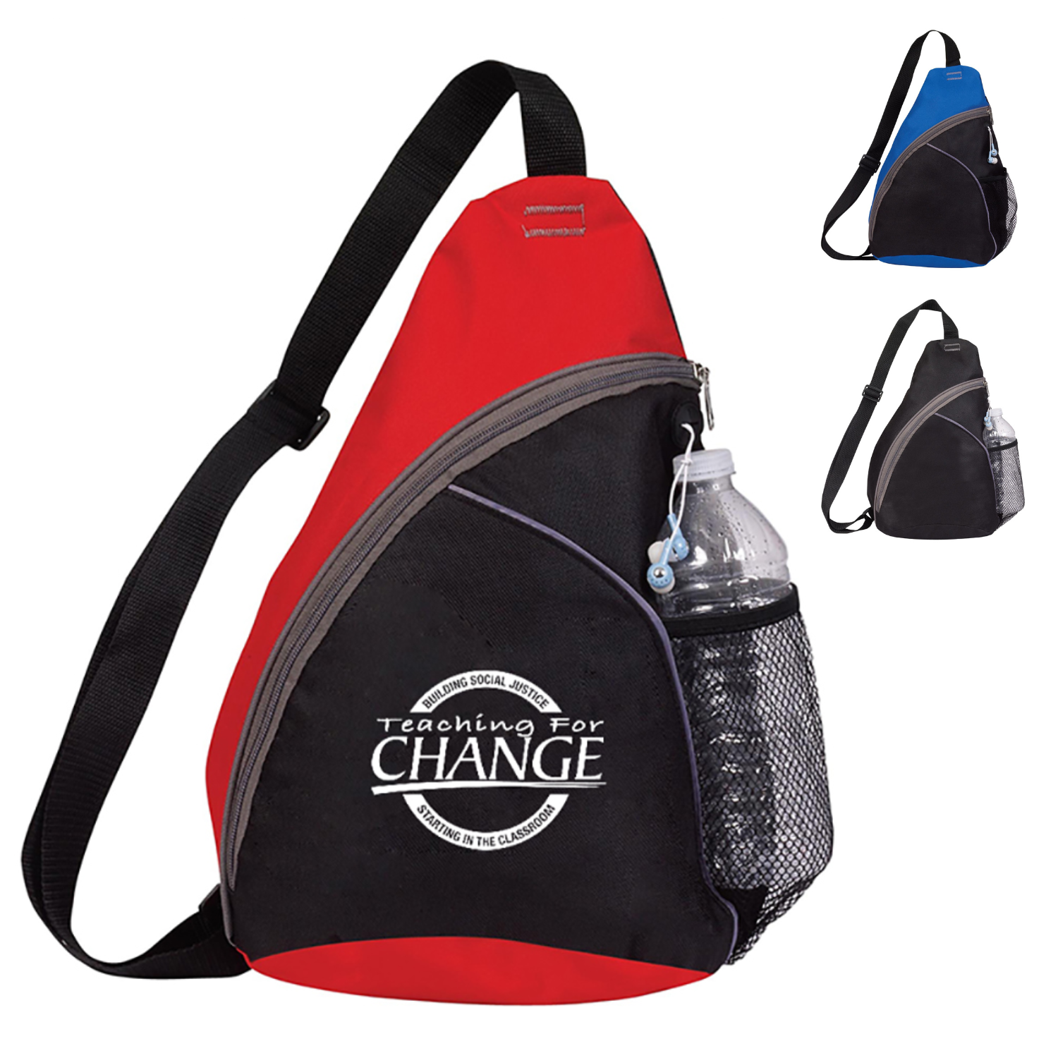 Zipper Sling Backpack