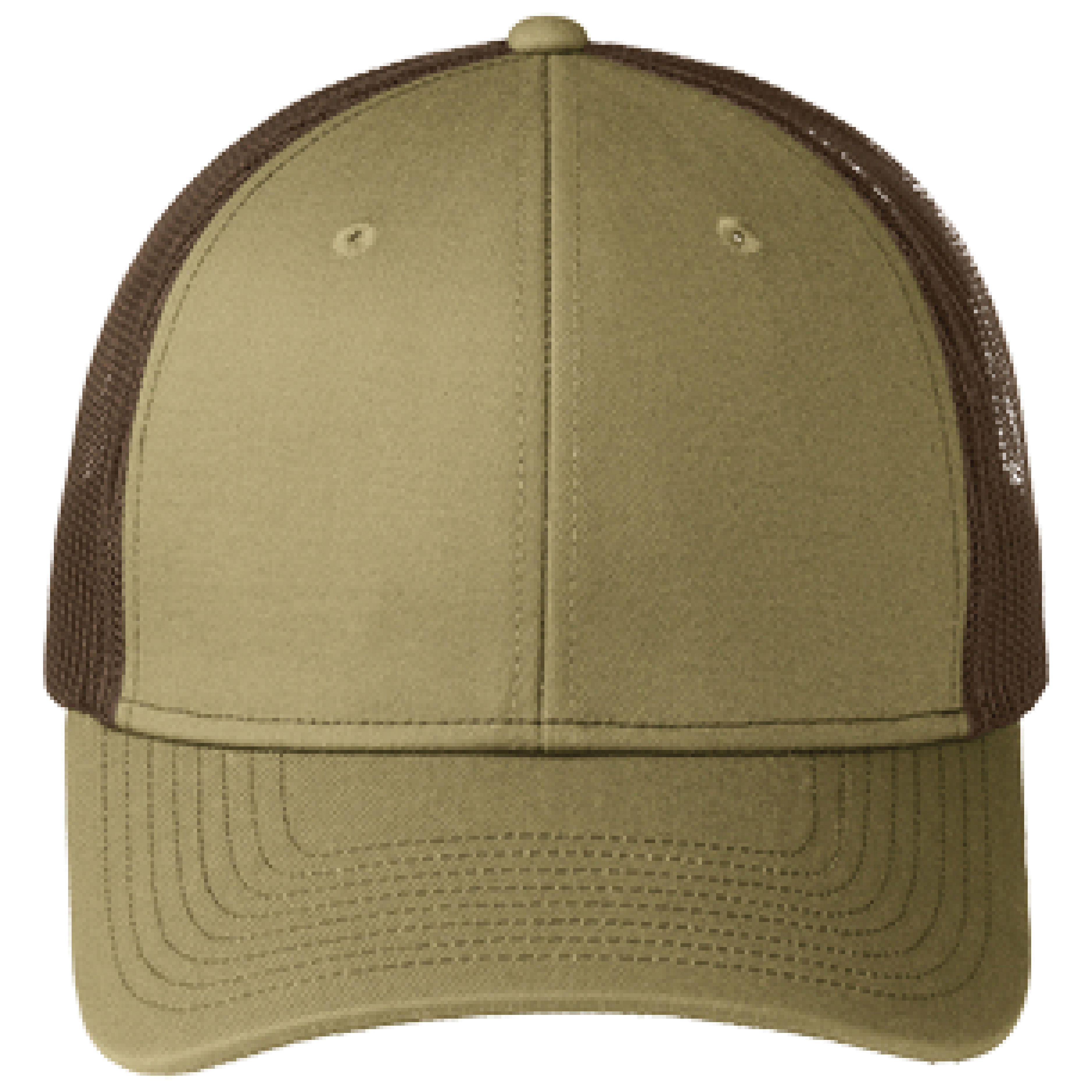 Port Authority C402 6-Panel Snapback Trucker Hat w/Leatherette Adhesive Patches or Embroidery 115
