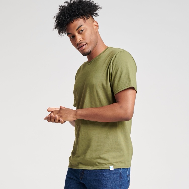 RUSSELL ATHLETIC DRI-POWER® CVC Performance Unisex T-Shirt 65