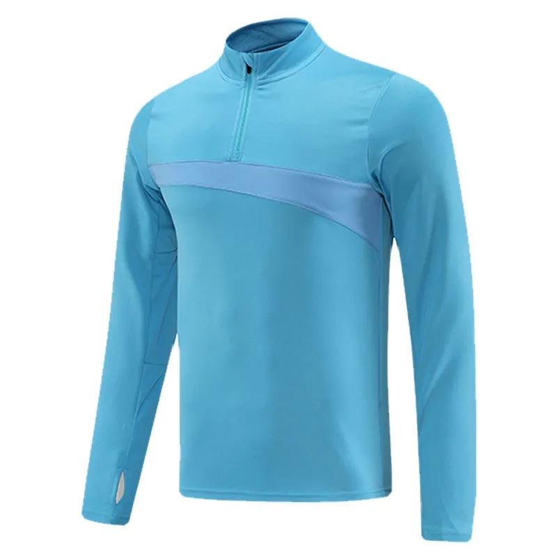 Quarter Zip Pullover Dry Long Sleeves Football Shirt 4