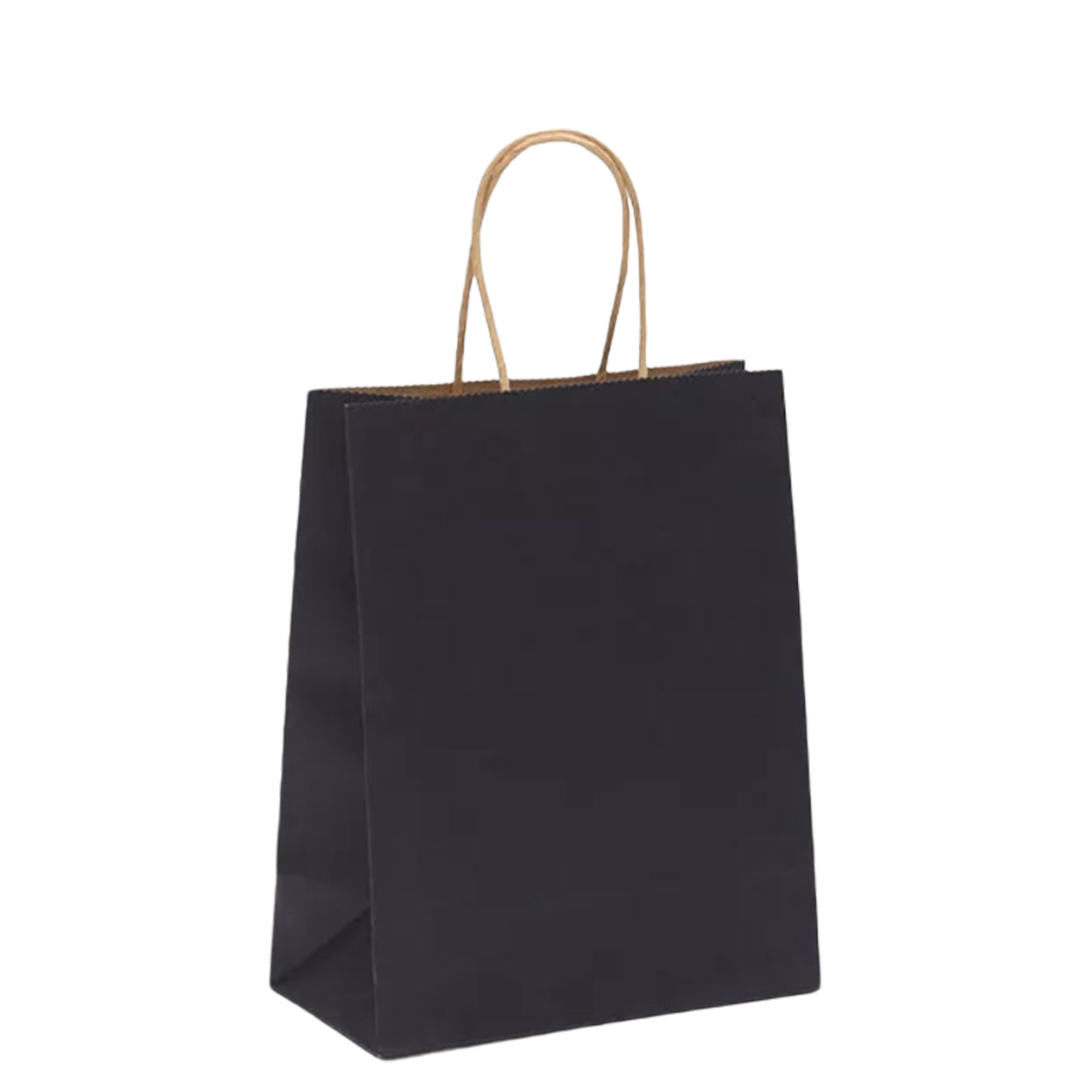 MOQ 100 PCS Eco - friendly Kraft Paper Handbag 2