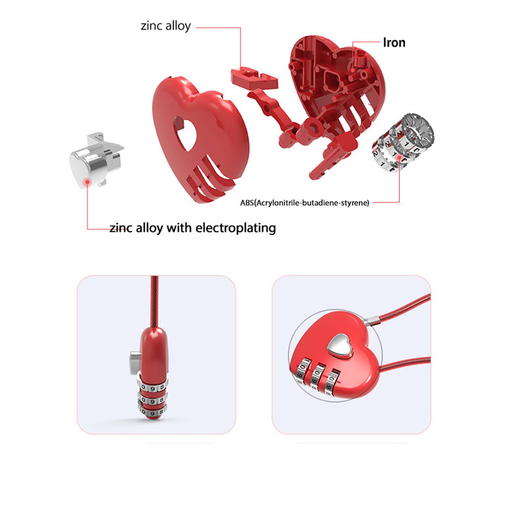 Heart Shaped Padlock 2