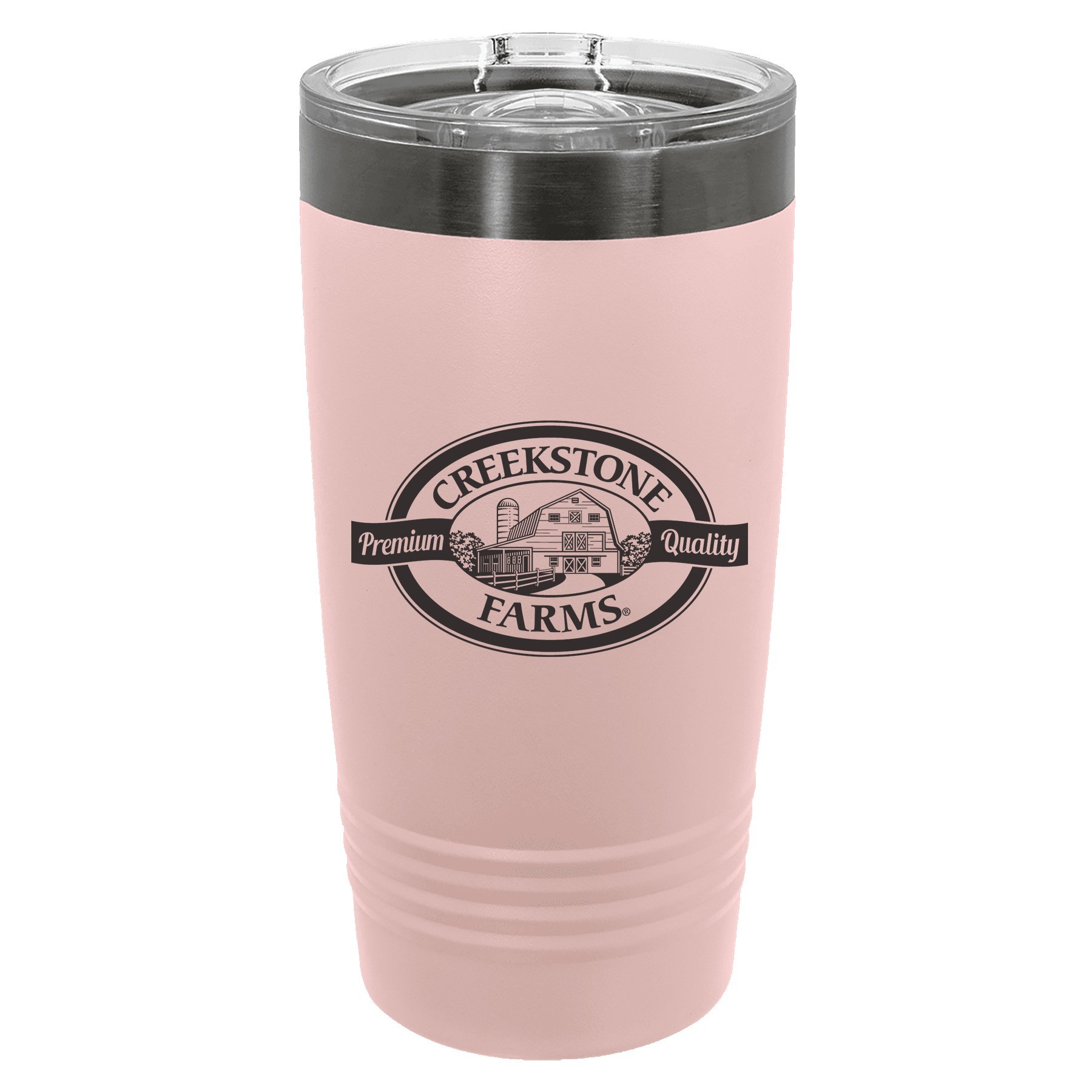 20 Oz Polar Camel ION-Plated Ghost Black Tumbler with Sliding Lid 2