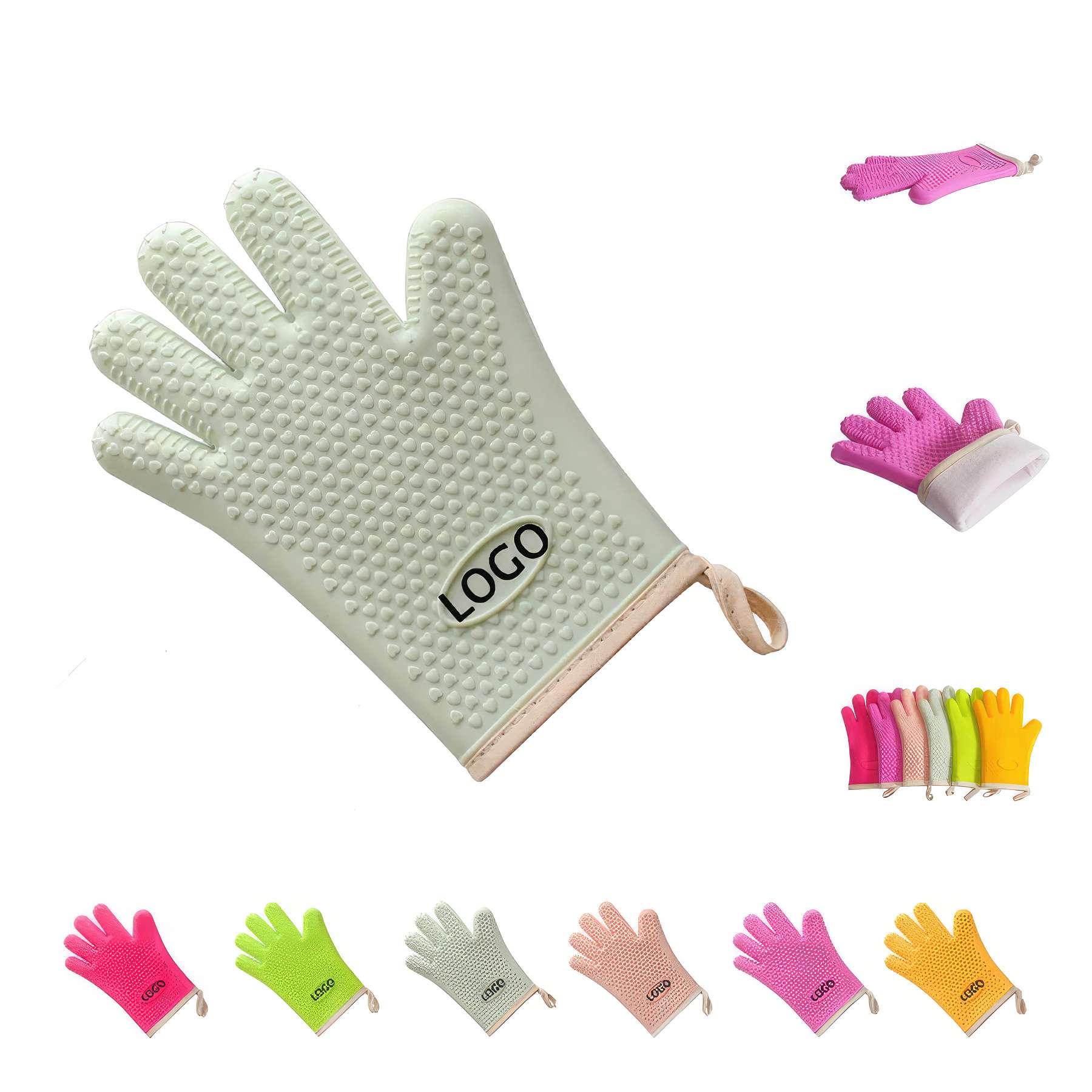 Custom Gift Silicone Kids Baking Oven Mitt & BBQ Glove 2