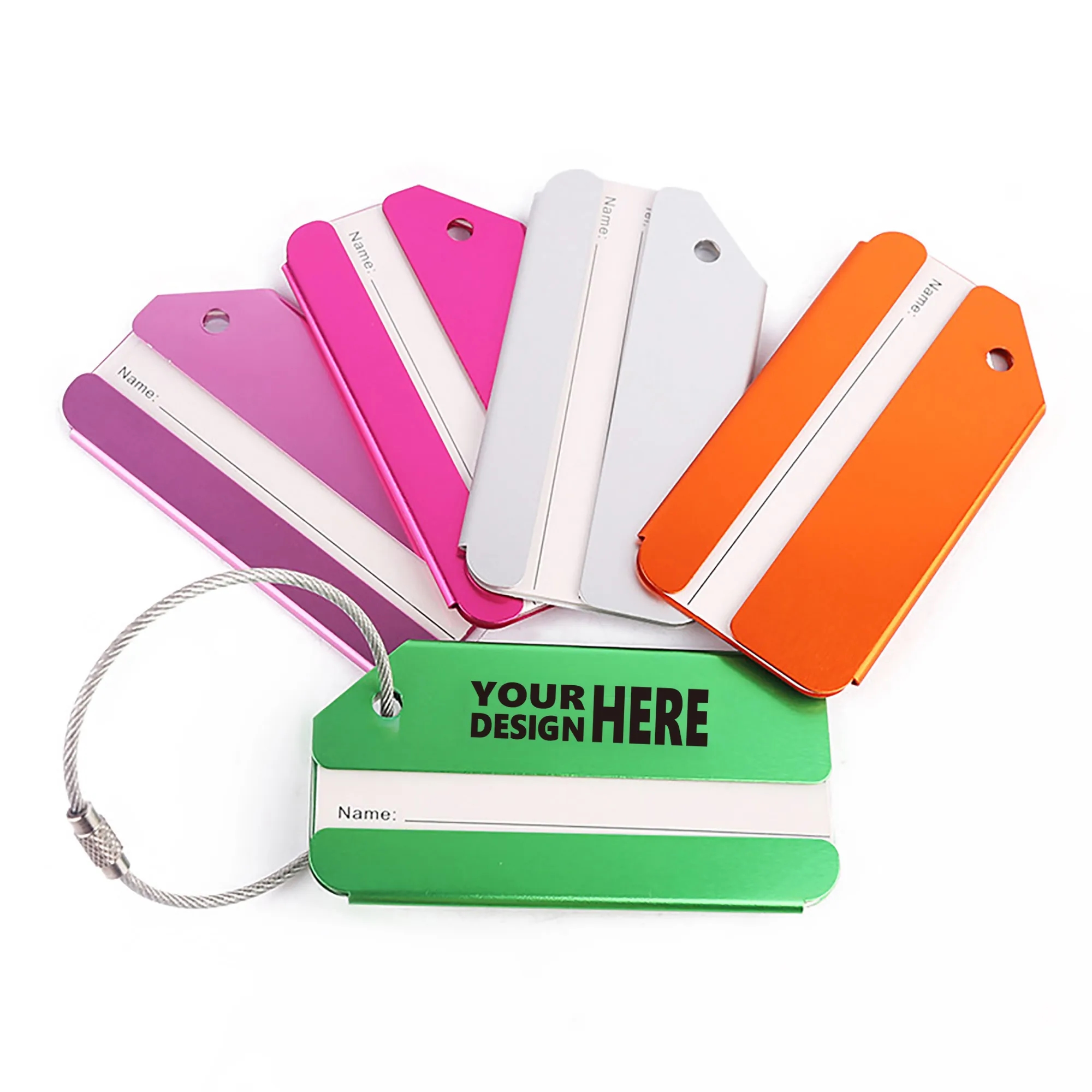 Aluminum Luggage Tag 2