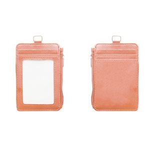 PU Leather Card Holder With Zip Pocket 9