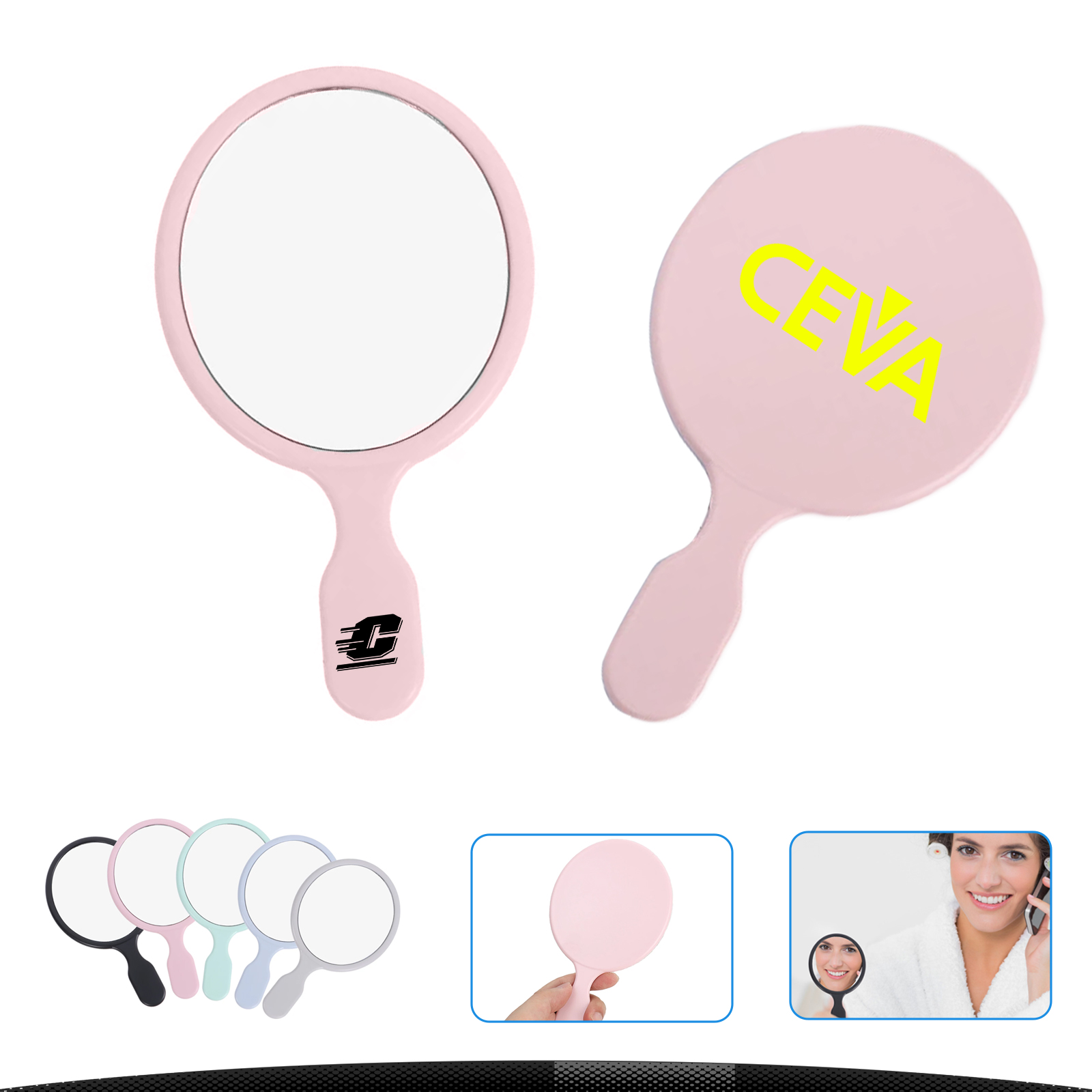 Olive Handle Mirror 5
