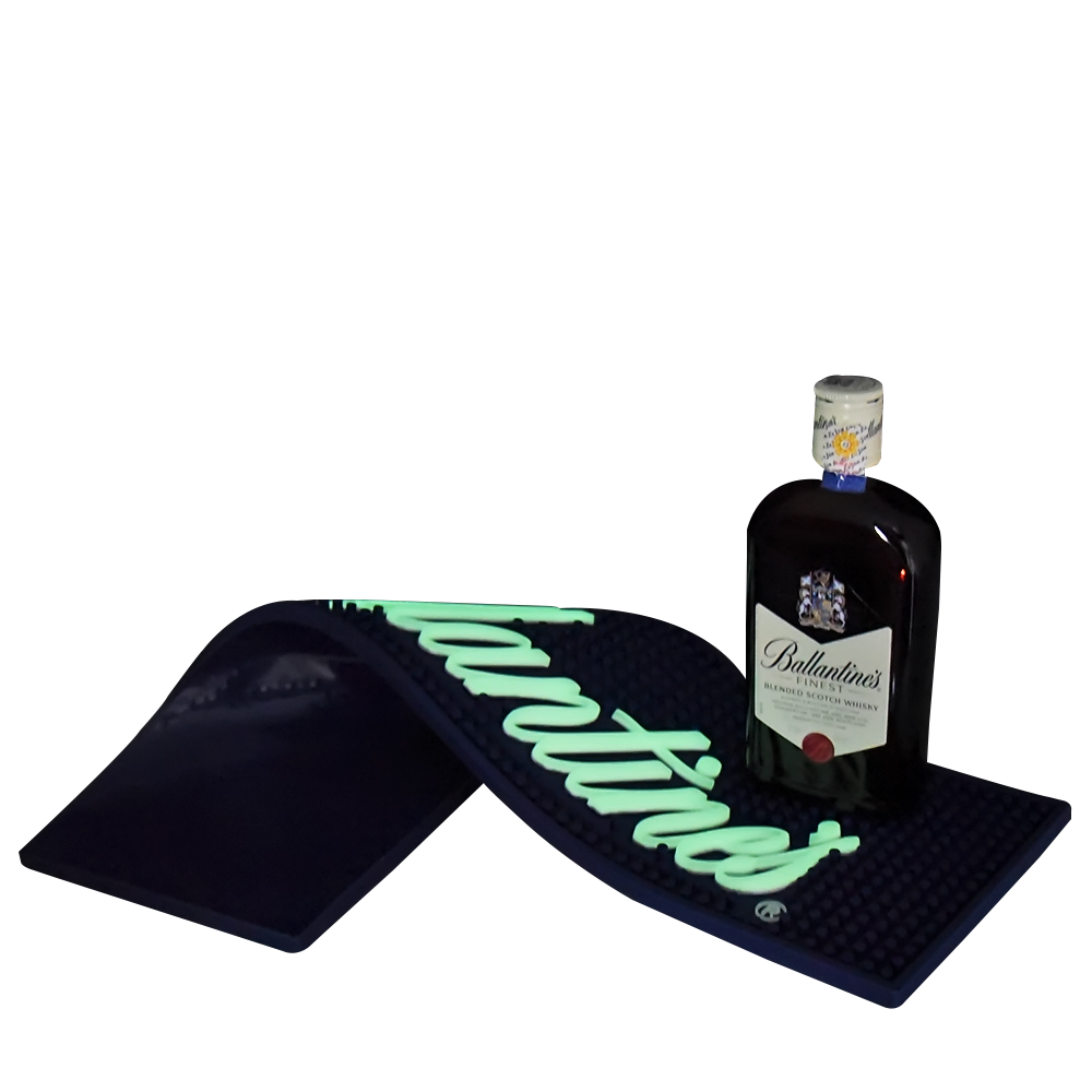 LED + Dark Glow Bar Service Mat 6