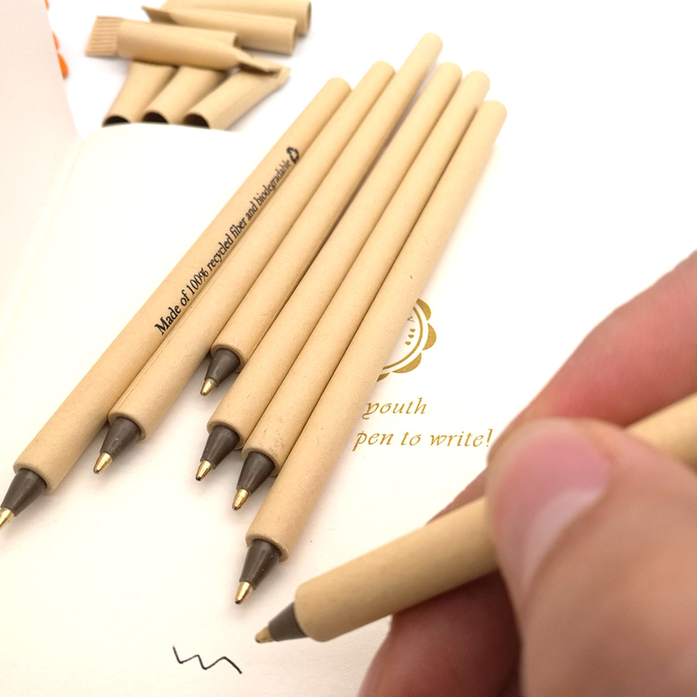 Environmentally friendly paper tube 1.0mm ballpoint pen 1