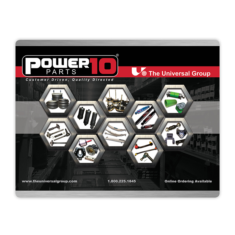 Hard Surface Heavy-Duty Counter Mat (17"x22"x1/8")