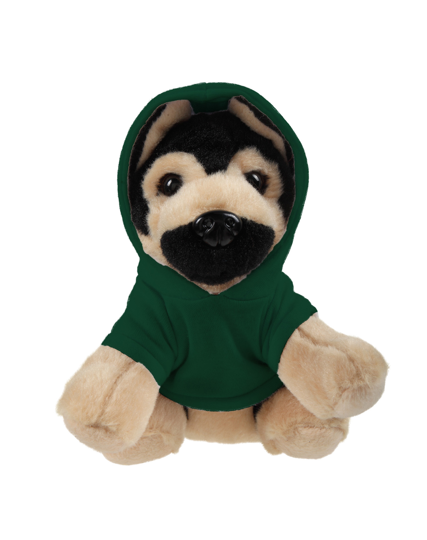 Soft Plush Sitting German Shepard wearing a Hoodie 16