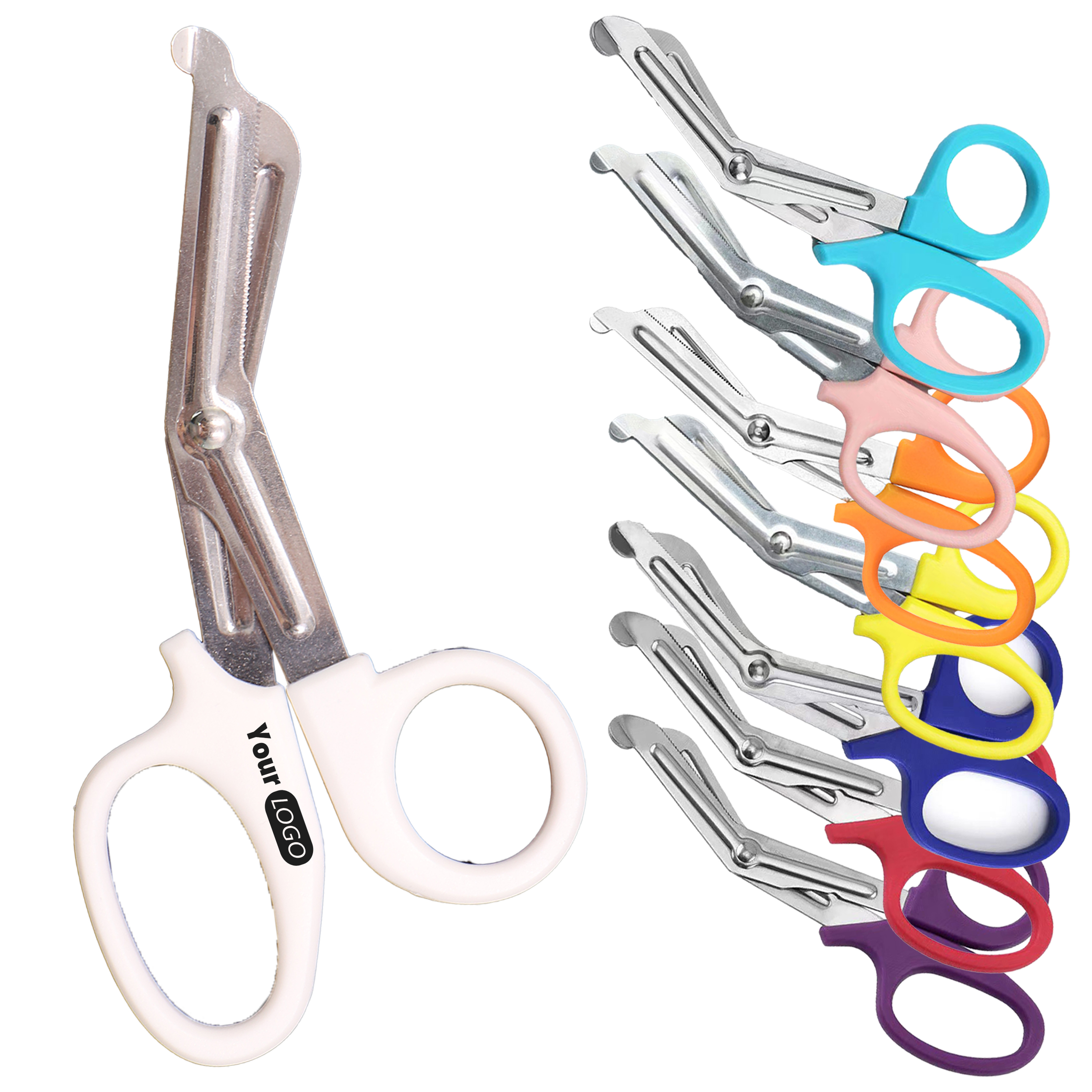 Stainless Steel 7.3 Inch Portable Gauze Scissors 2