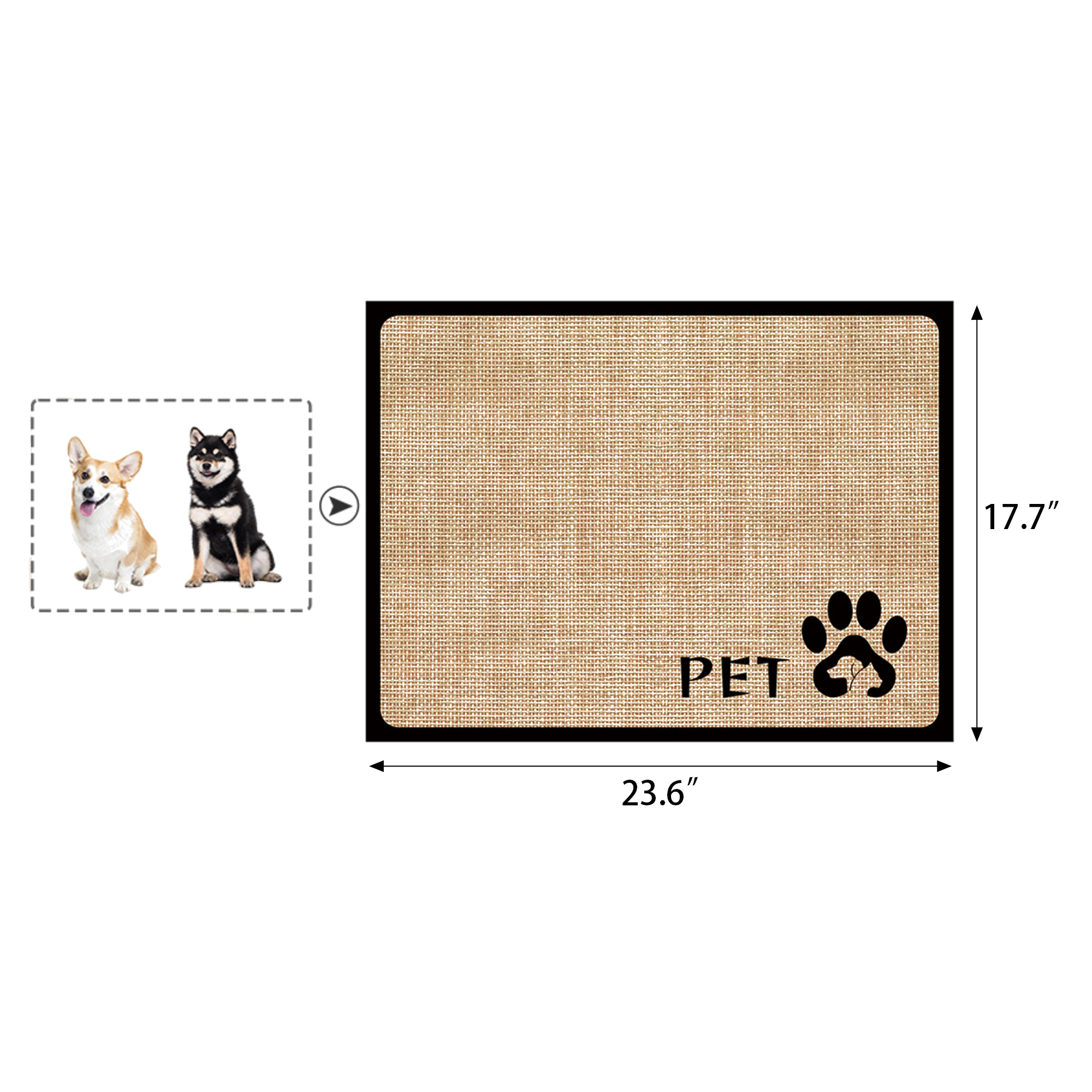 Leak Proof And Splash Proof Pads For Pet Food 3