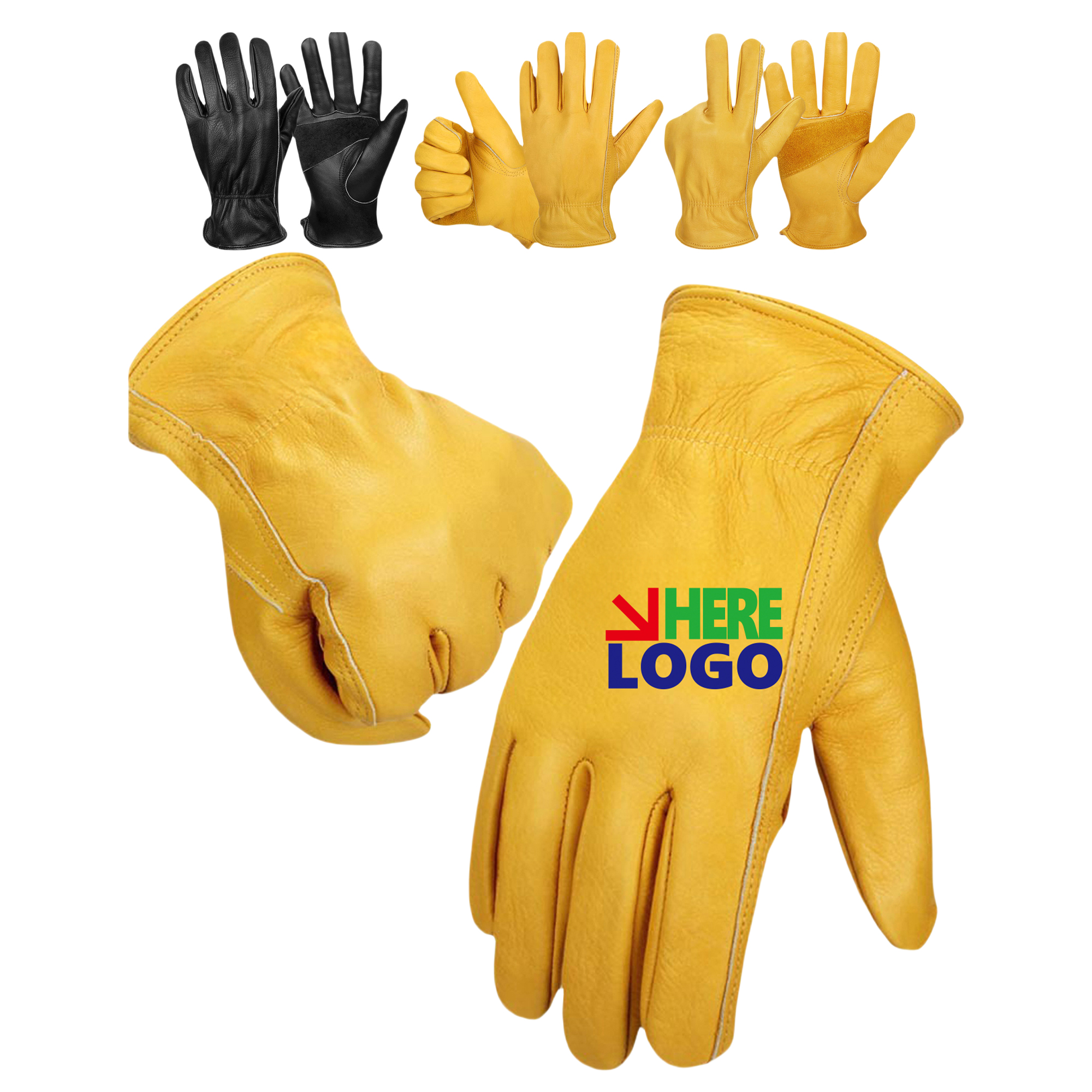 Premium Leather Work Gloves MOQ20 3