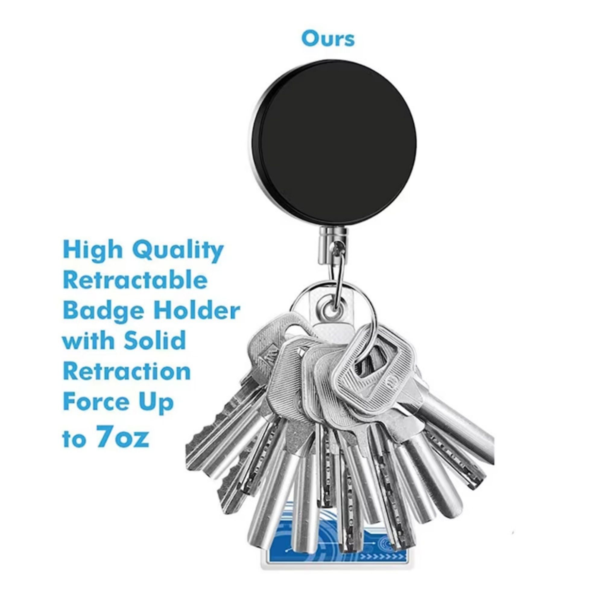 Heavy Duty Retractable Badge Holder Reel 1