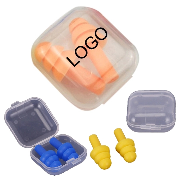 Silicone Reusable Hearing Protection Earplugs 3