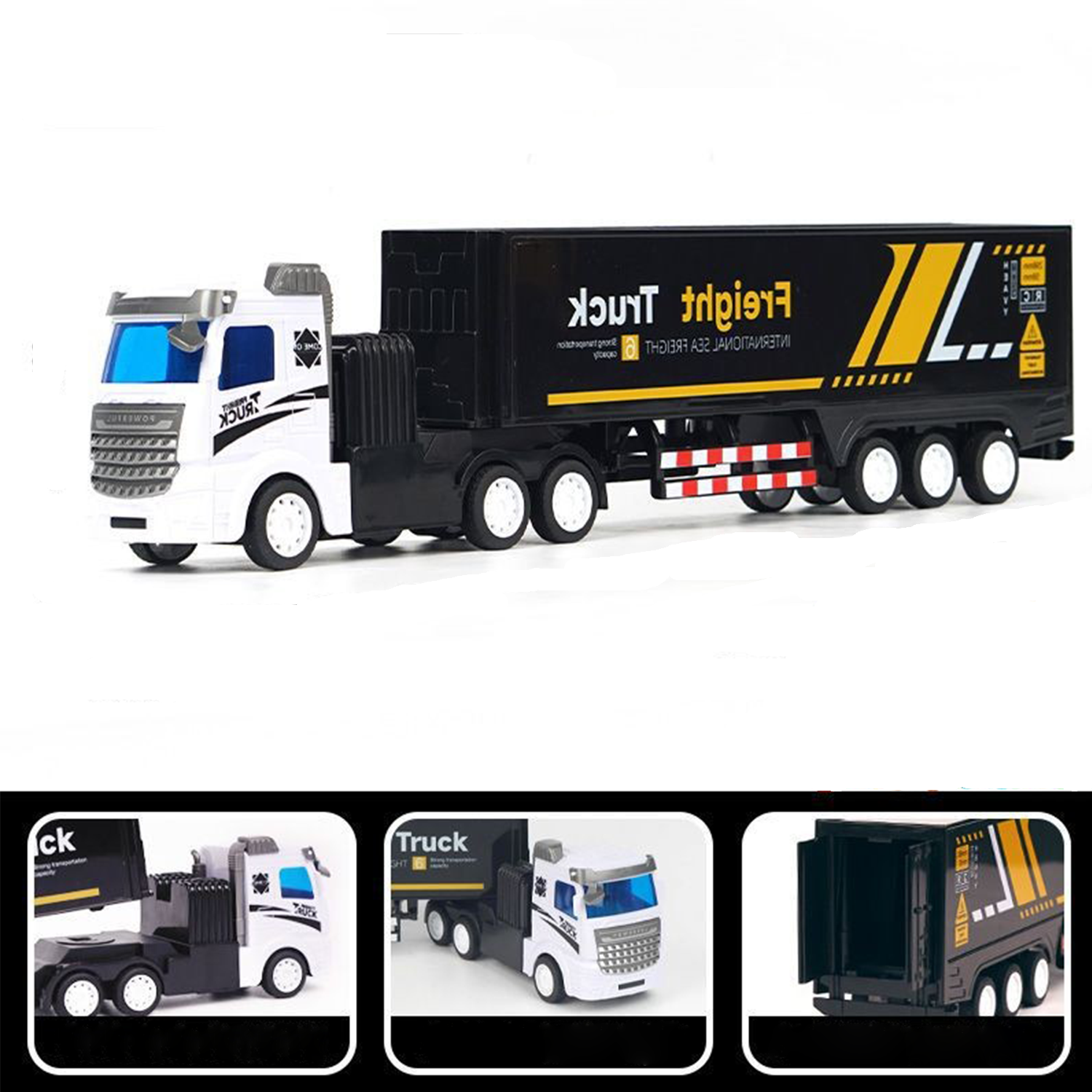 Children's Inertia Semi Trailer Toy Truck 5