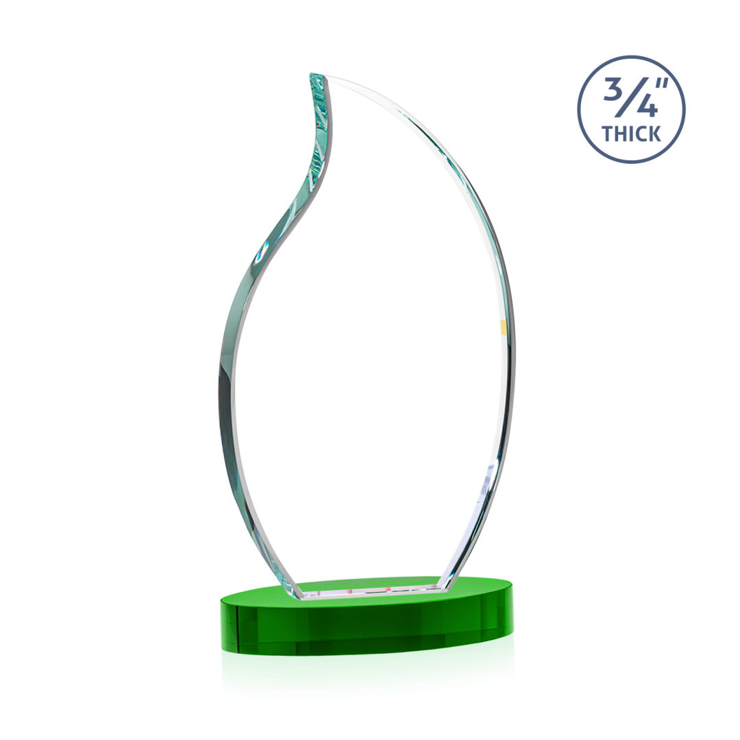 Croydon VividPrint™ Award on Alberton Base - Green 2