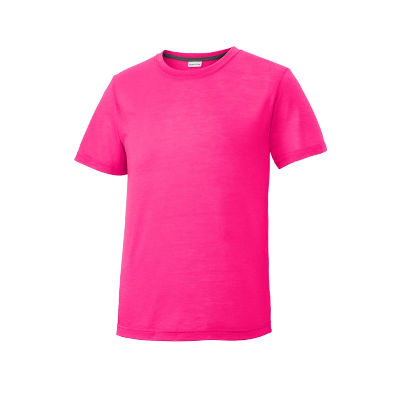 Sport-Tek Youth PosiCharge Competitor Cotton Touch Tee. 14