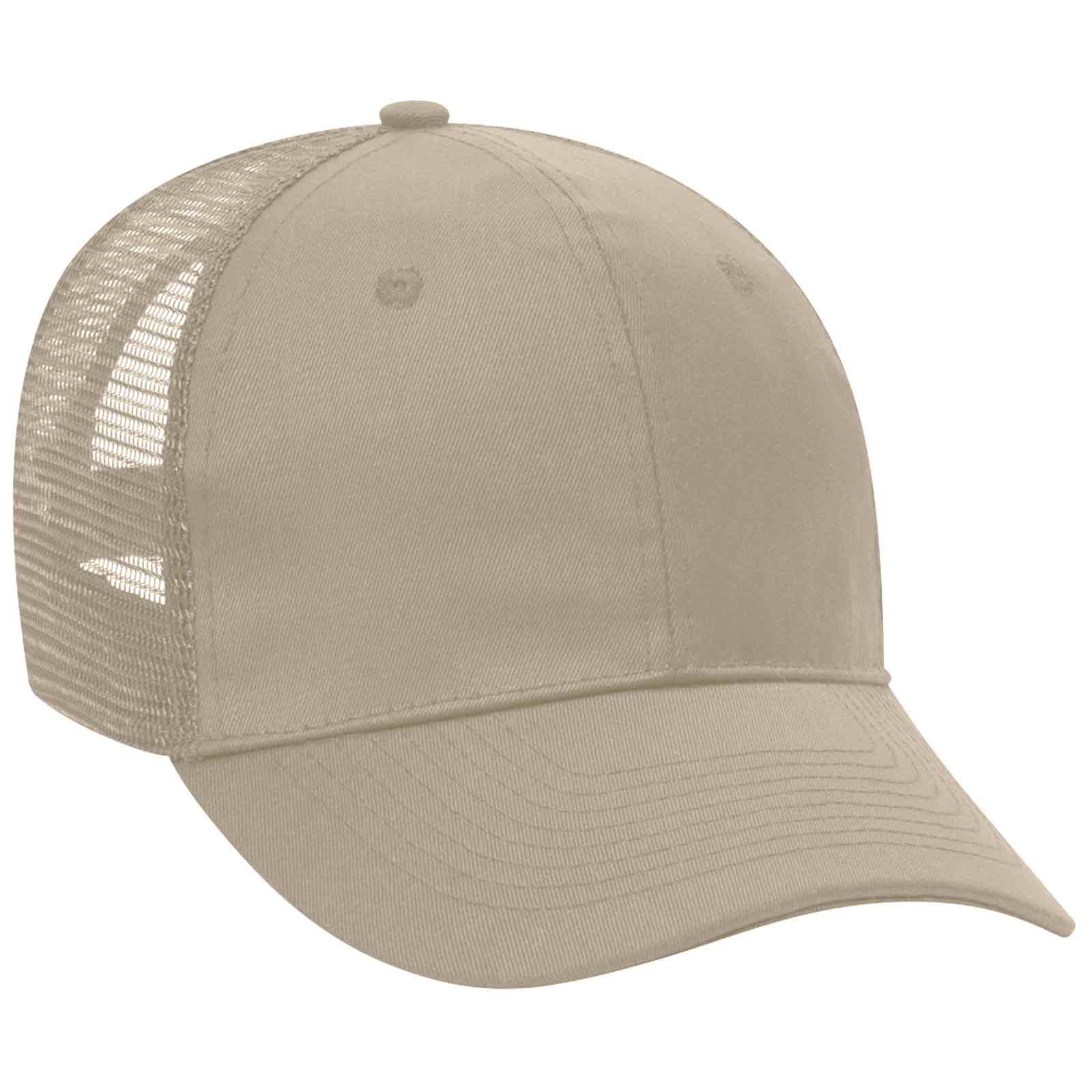 OTTO CAP 6 Panel Mid Profile Mesh Back Trucker Hat