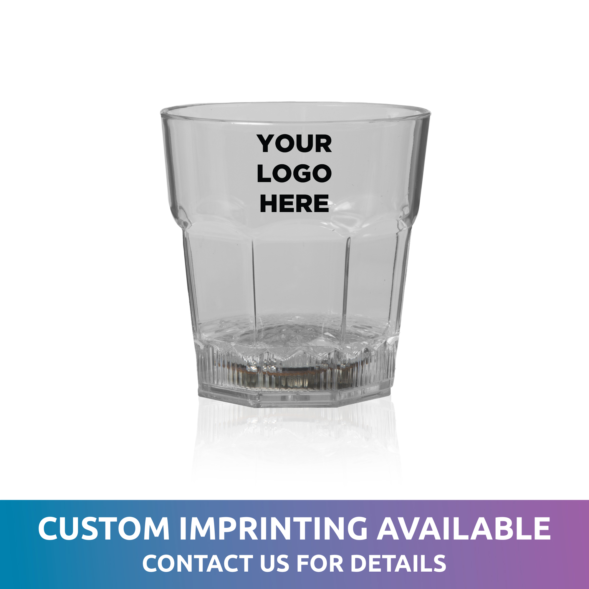 8 oz. Light Up LED Rocks Glass 5