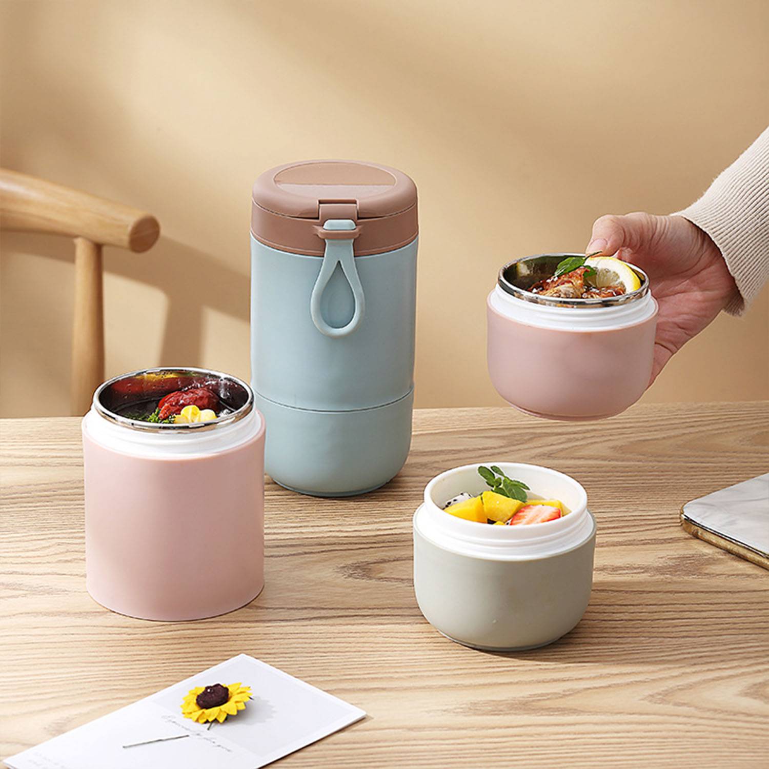 15.8oz stainless steel portable insulated cup 5