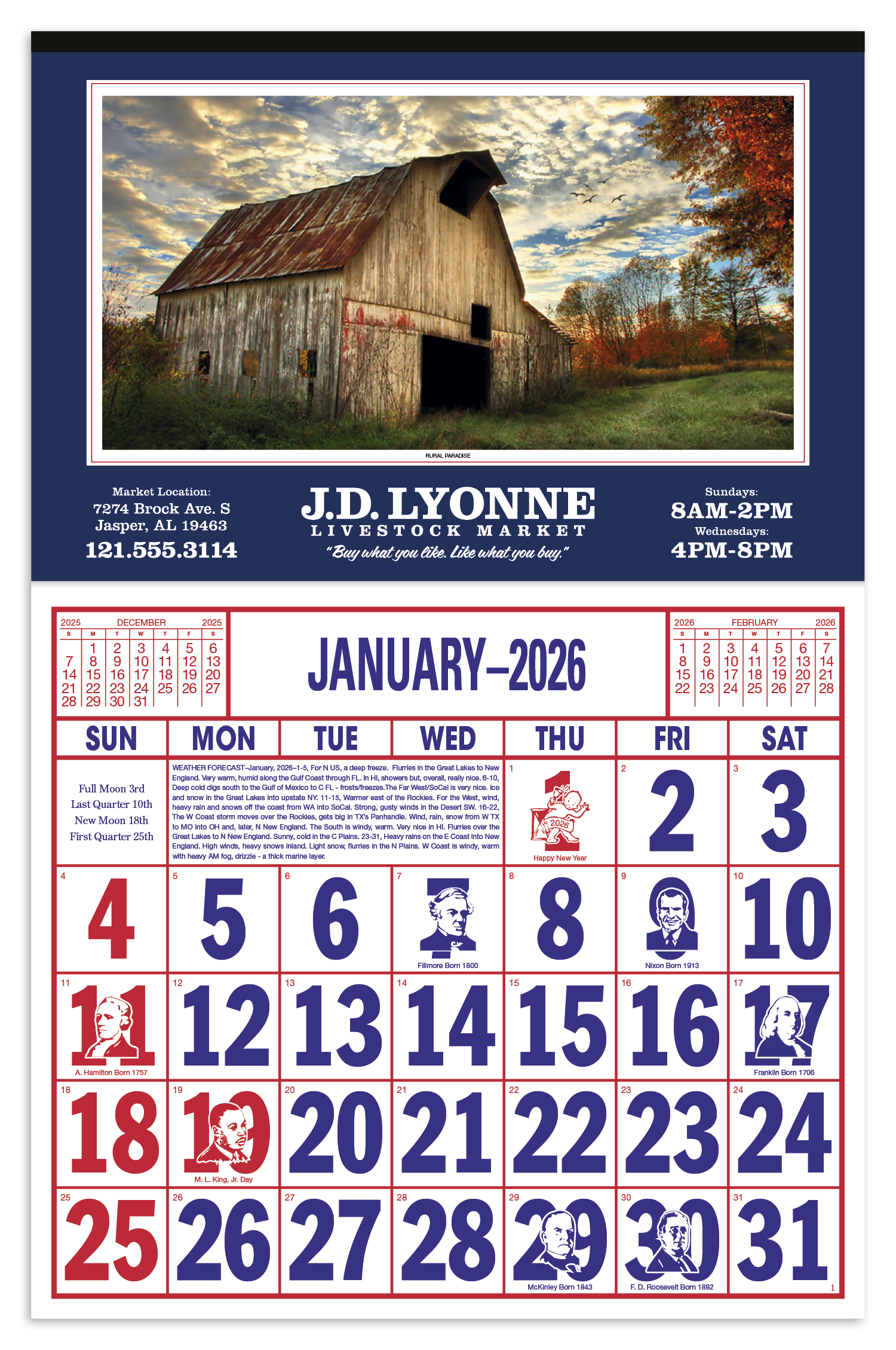 Skinner & Kennedy® Large Everyday Farm Memo 92