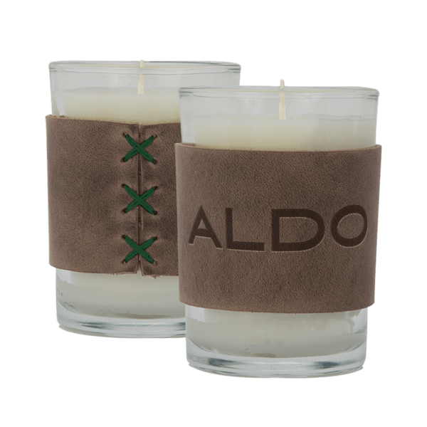 Harper 8 oz. Leather Wrapped Candle 72