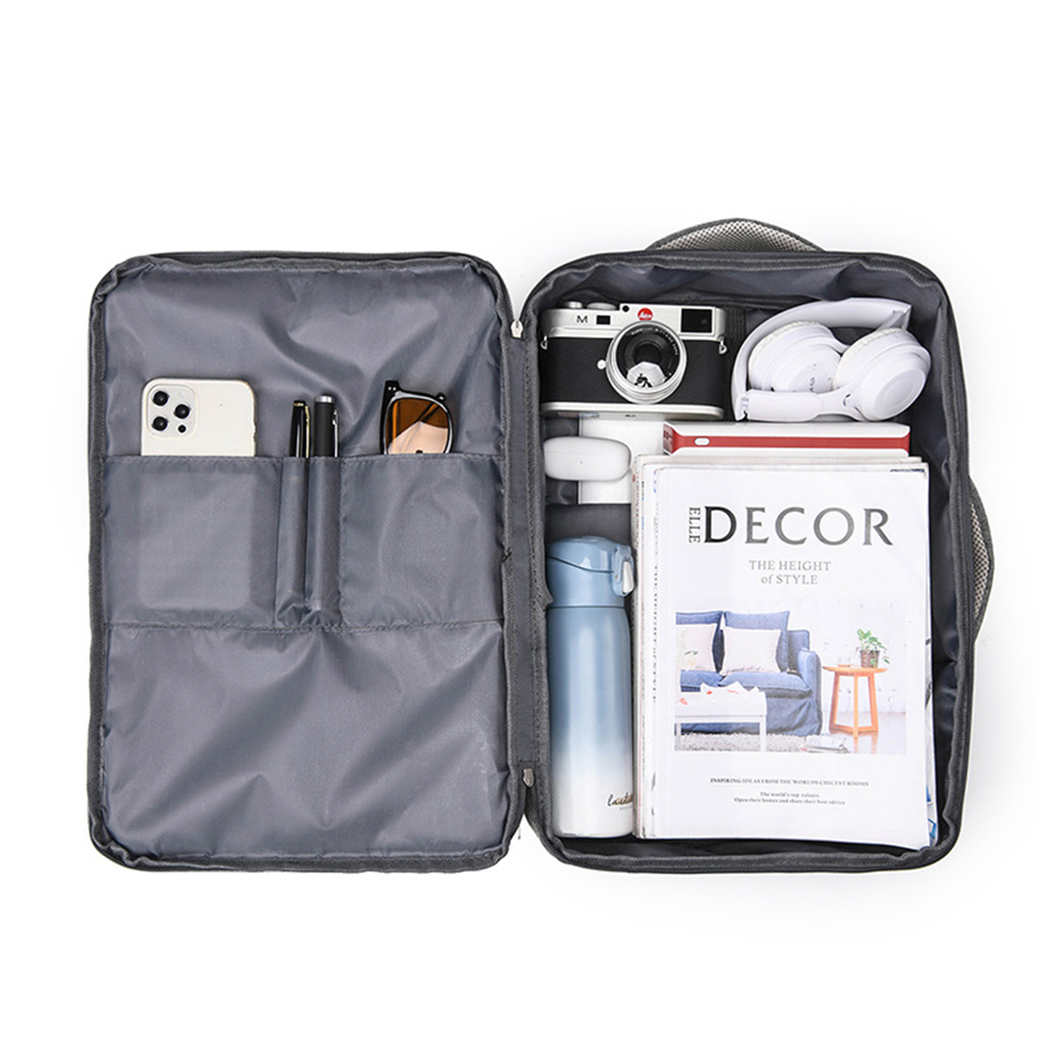 Waterproof Business Backpack Carry on w/ USB Port 3