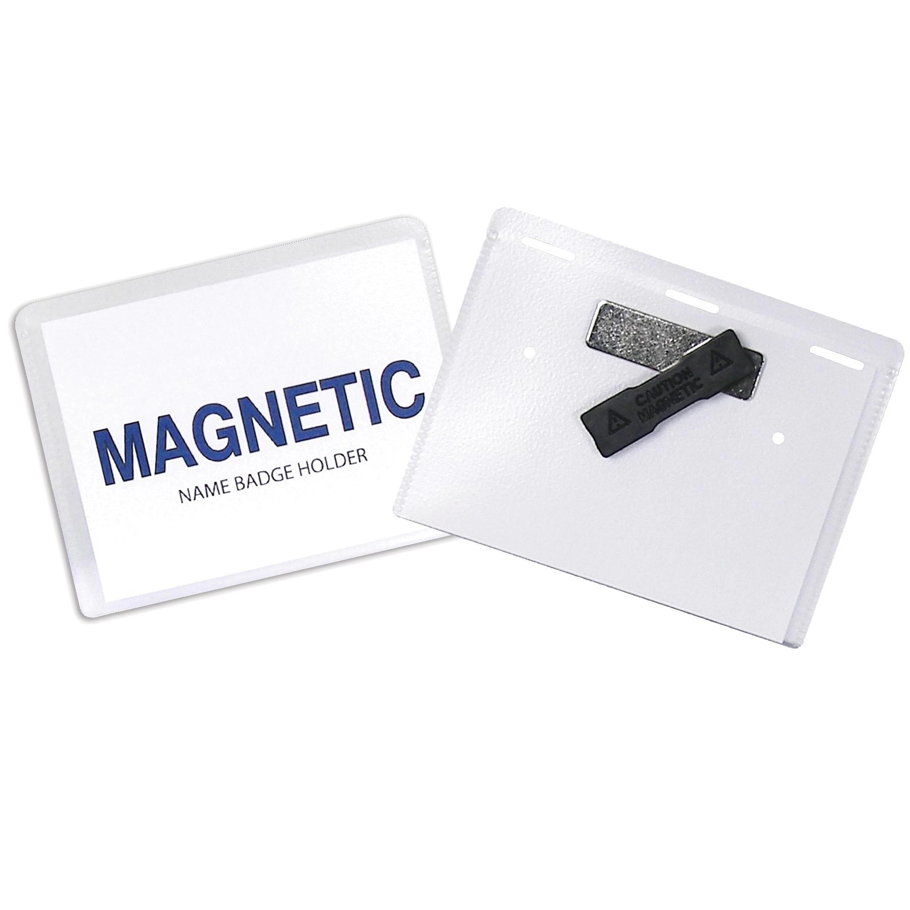 4" x 3" Magnetic Badge Holders 1