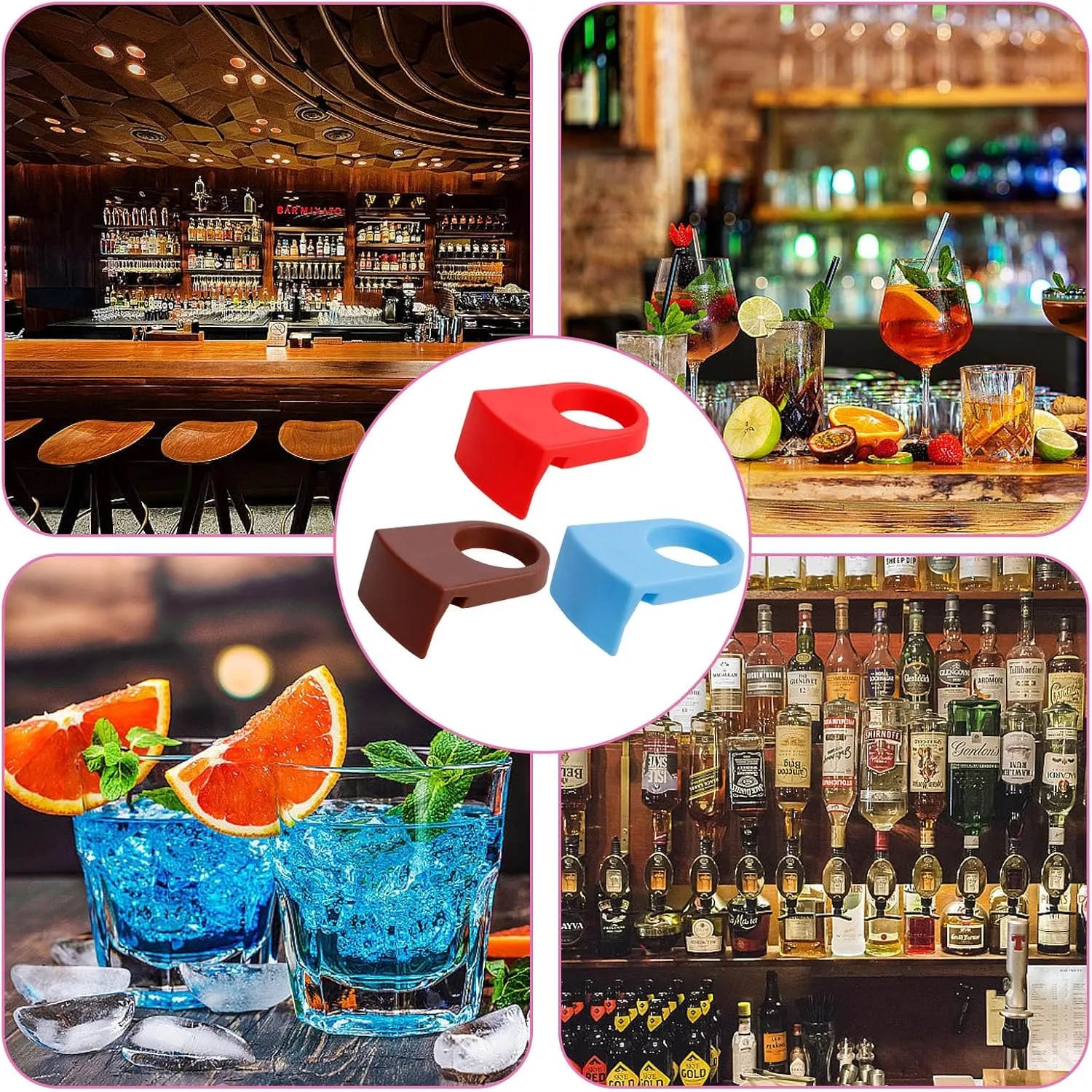 Plastic Bar Drinking Clips Bottle Buckle Holder 6