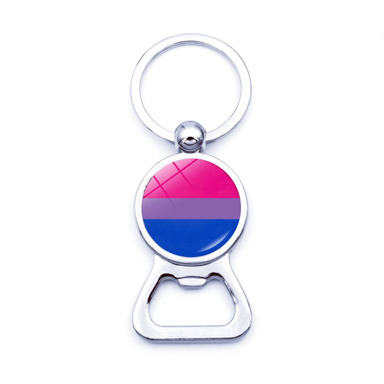 Rainbow Pride Key Chains W/ Bottle Opener 8