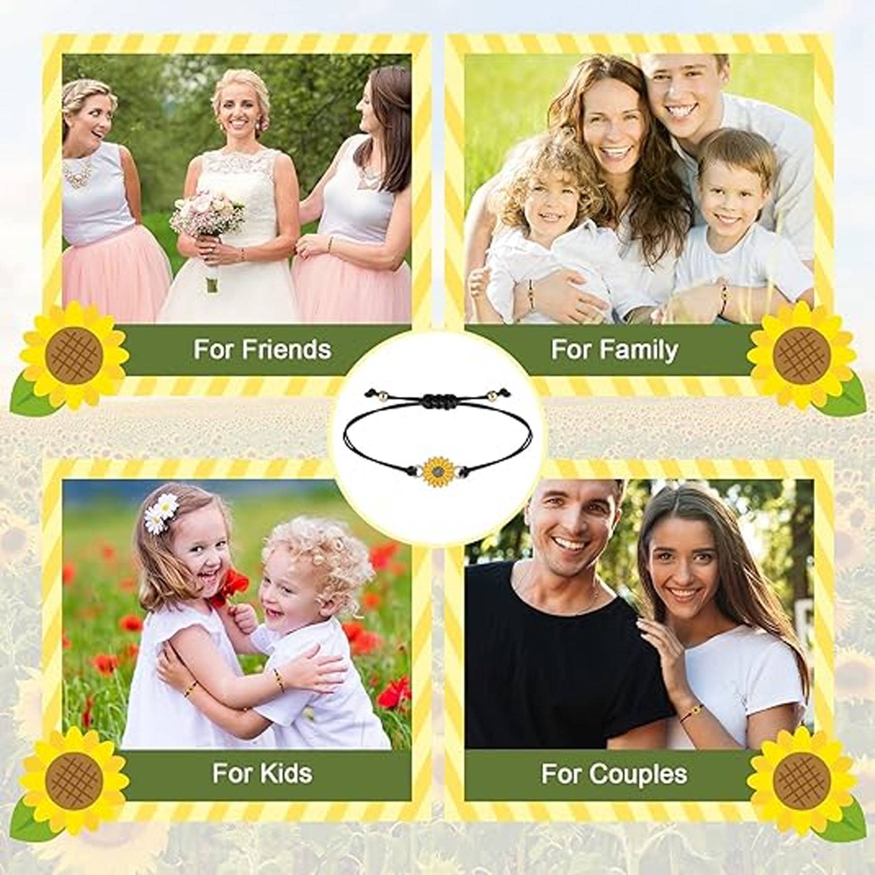 Handmade Sunflower Bracelets 5