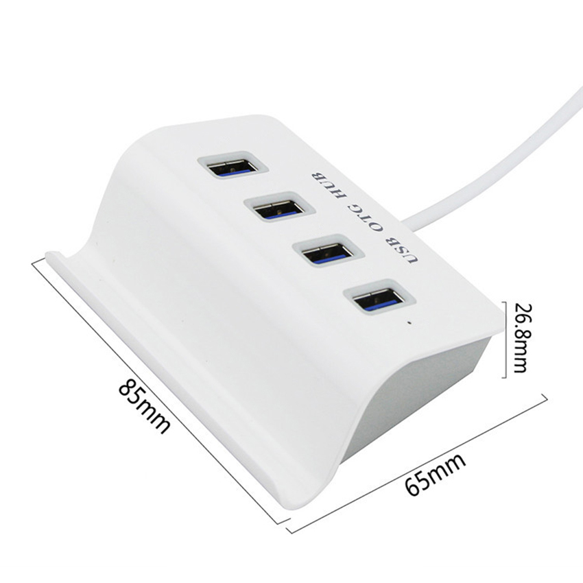 4-Port USB & Type C 3.0 Hub with Phone Holder 7