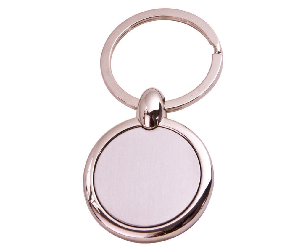 Zinc Keychain- Circle