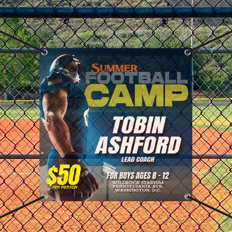 Custom 3' X 3' Mesh Banners 9