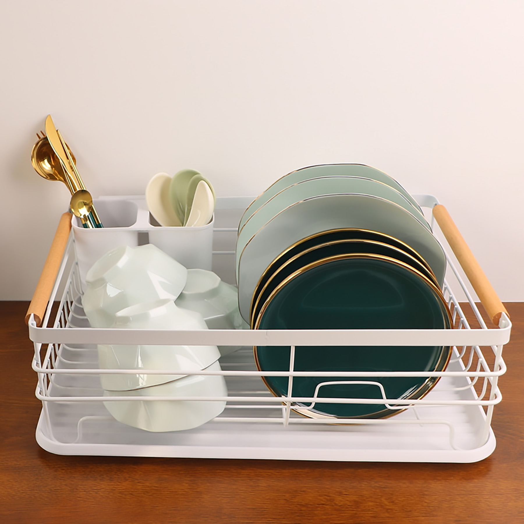 Metal Kitchen Cutlery Storage Rack 7