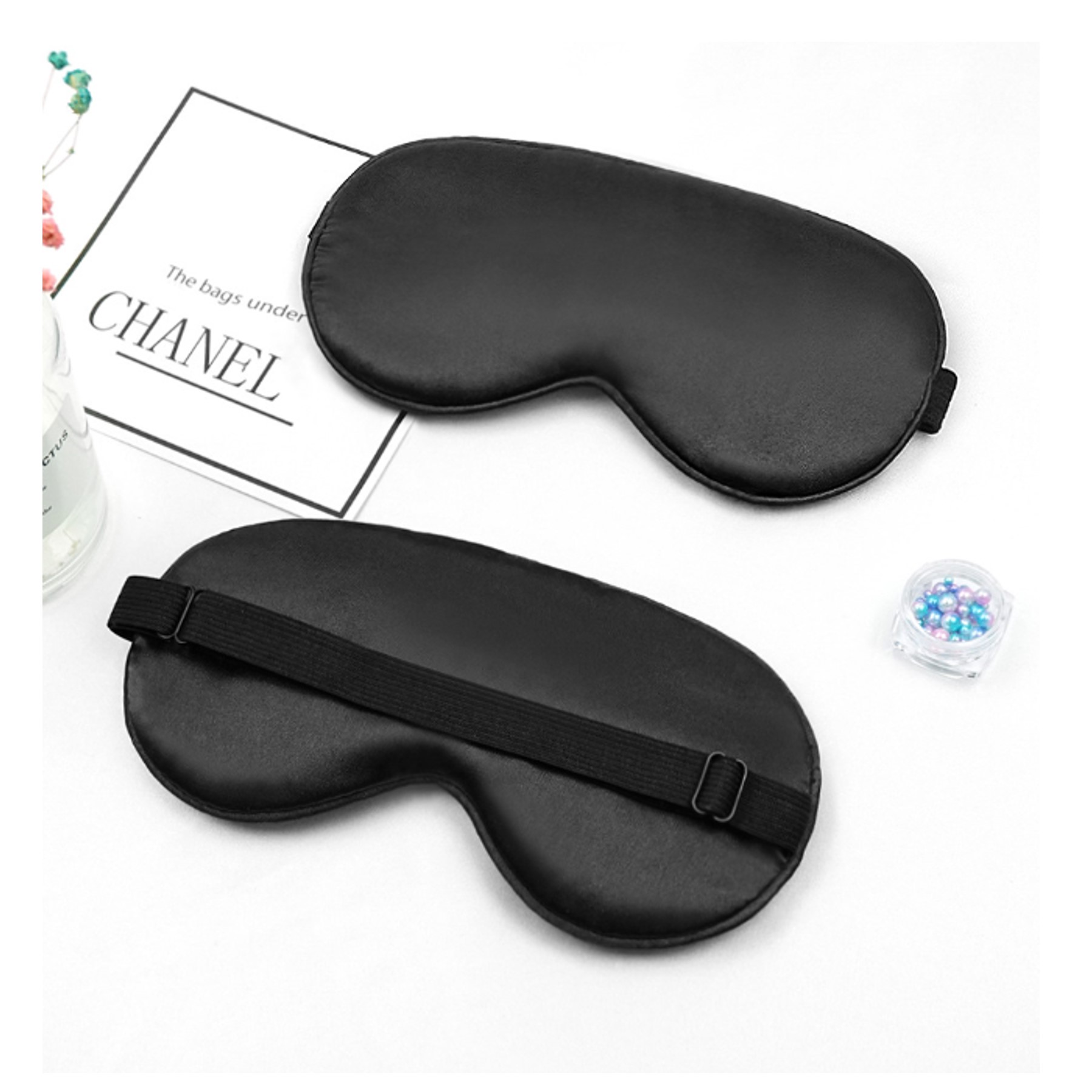 Premium adjustable Satin Sleeping Eye Mask 5