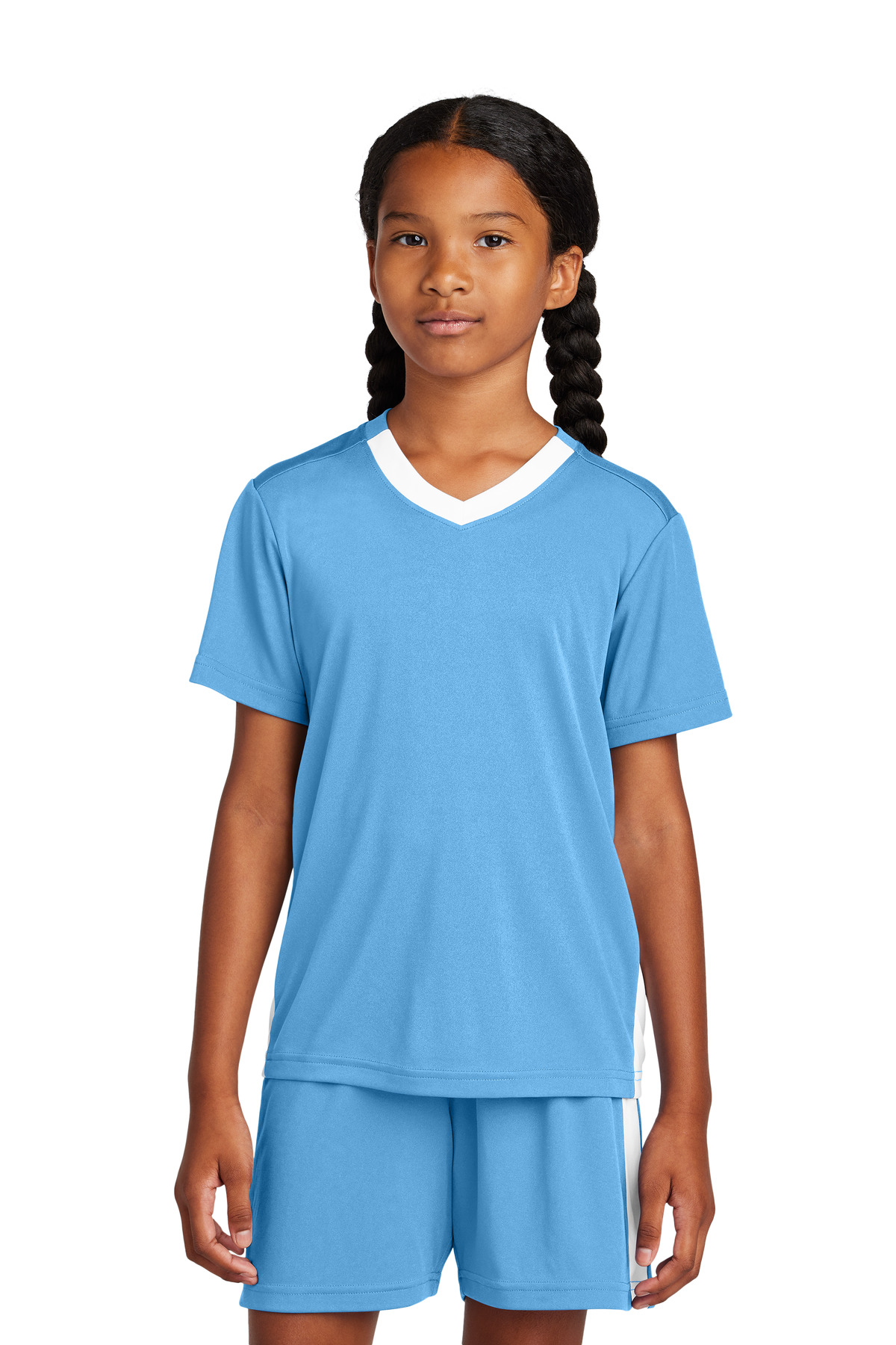 Sport-Tek Youth Competitor United V-Neck YST101 59