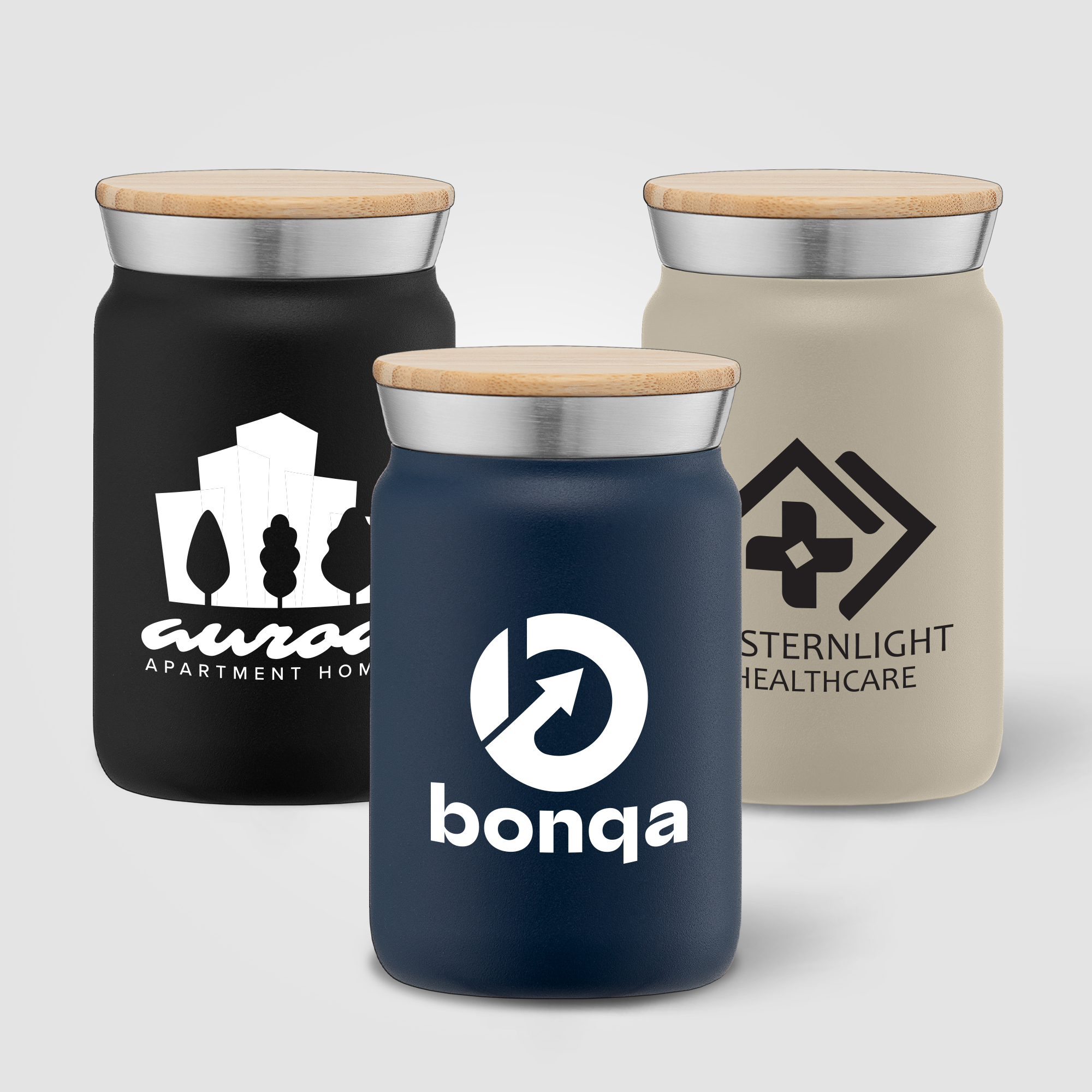 Nordic - 9 oz. Double Wall Copper-Lined Stainless Steel Tumbler with Bamboo Lid 15