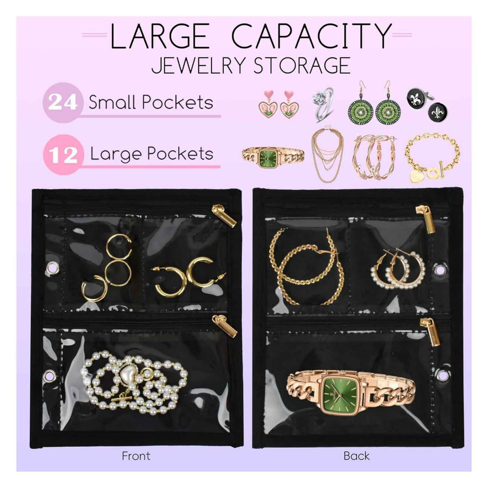 Travel Jewelry Organizer Case 5