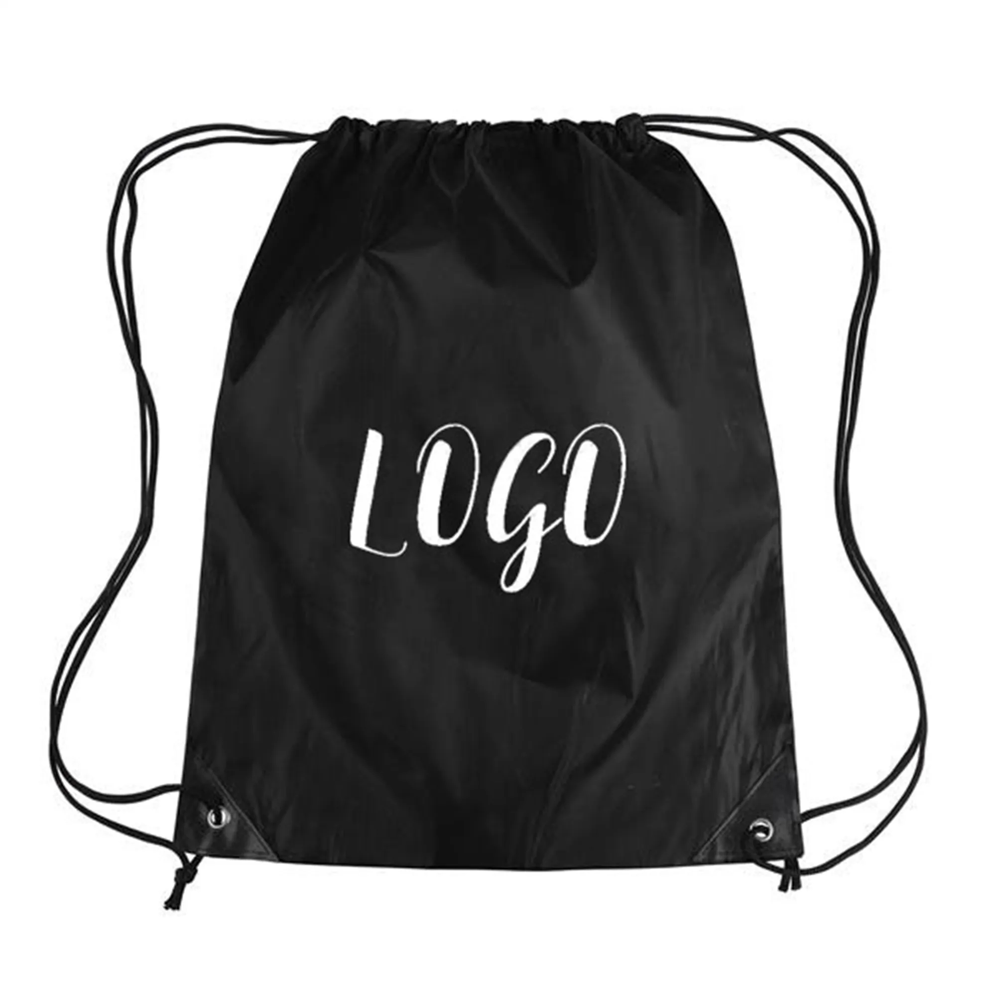14" x 17" Polyester Drawstring Backpack 4