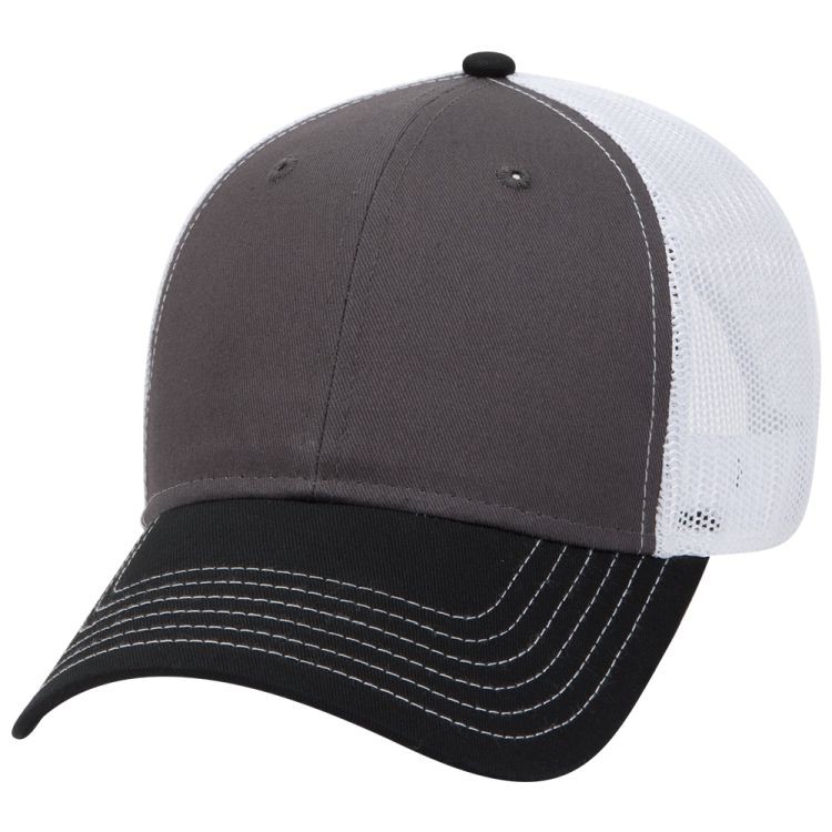 OTTO CAP® 6 Panel Low Profile Mesh Back Trucker Hat 161