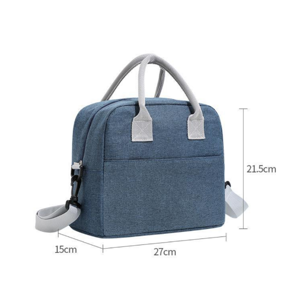 9L Insulated Lunch Bag with Handle and Shoulder Strap 3