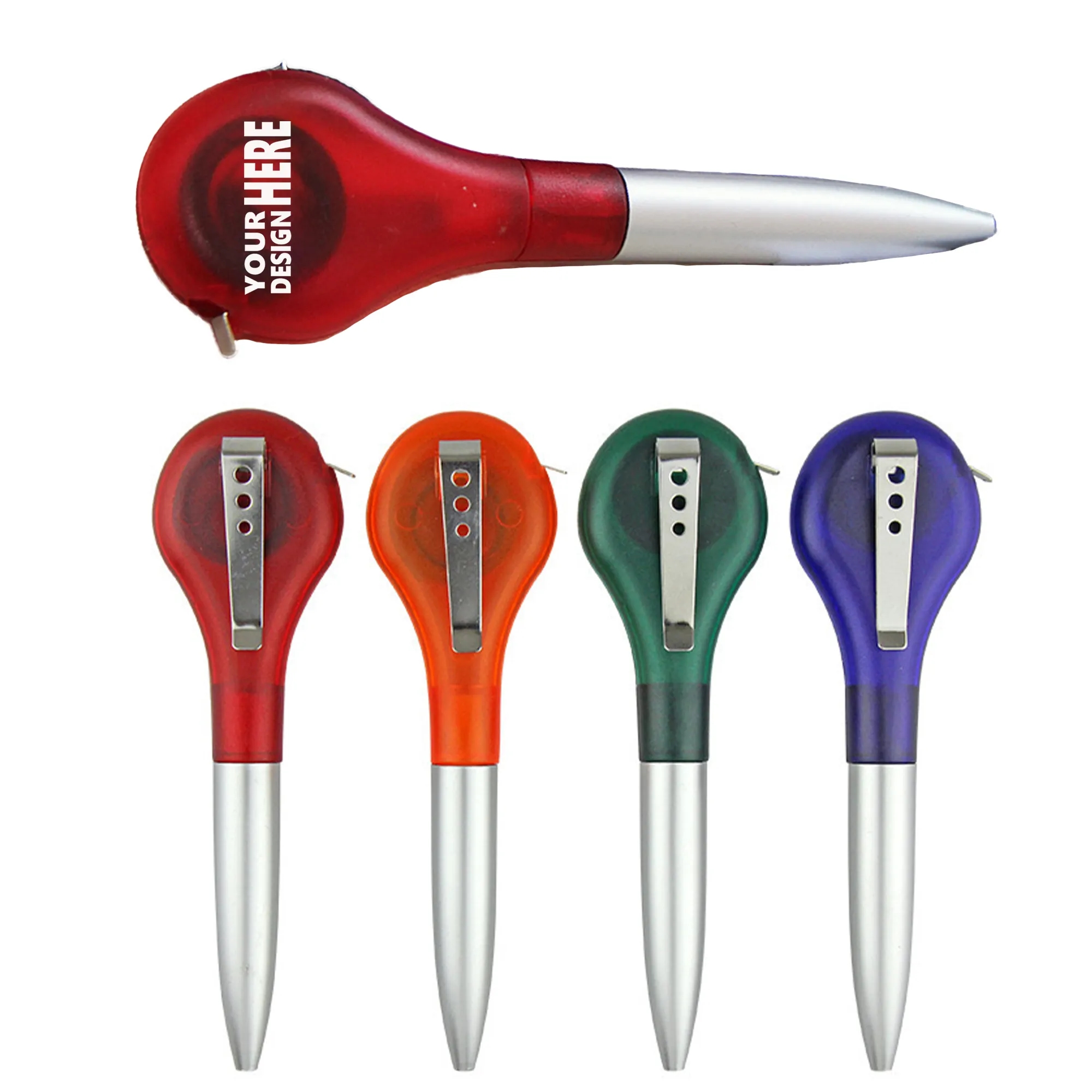 Retractable Tape Measure Ballpoint Pen