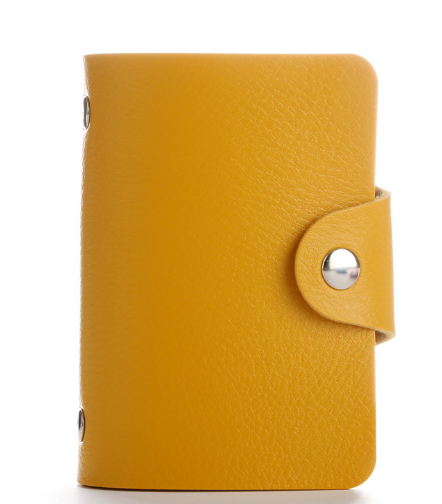 PU Leather Pocket ID Credit Card Holder 6