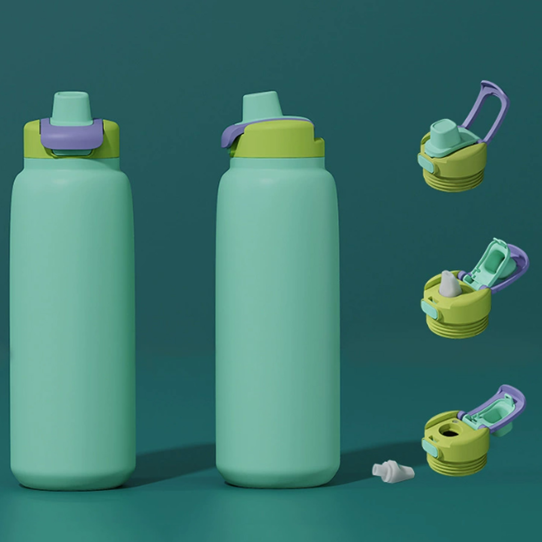 Stainless Steel Insulated Cup with Detachable Suction Nozzle 2