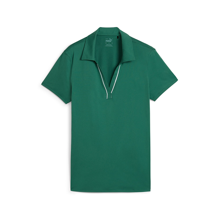 Puma Ladies Cloudspun Piped Short Sleeve Polo 4